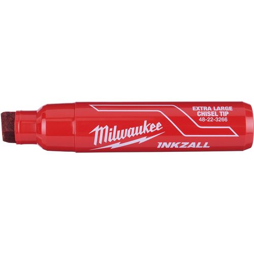 Main product image of INKZALL (12) Extra Large Chisel Tip Red Marker, 48-22-3266