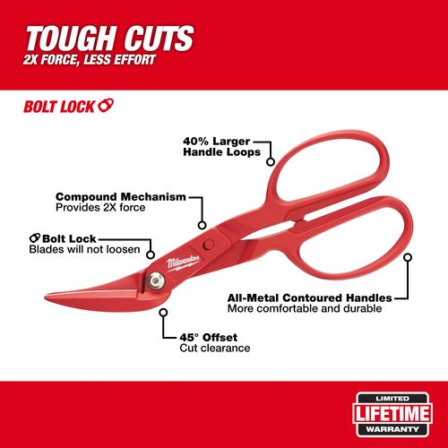 Main product image of Offset Compound Tinner Snips, 48-22-4005