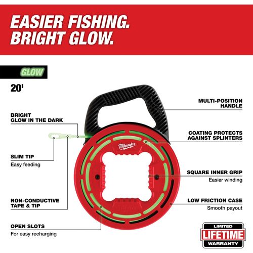 Main product image of 20' Glow Fish Tape, 48-22-4182