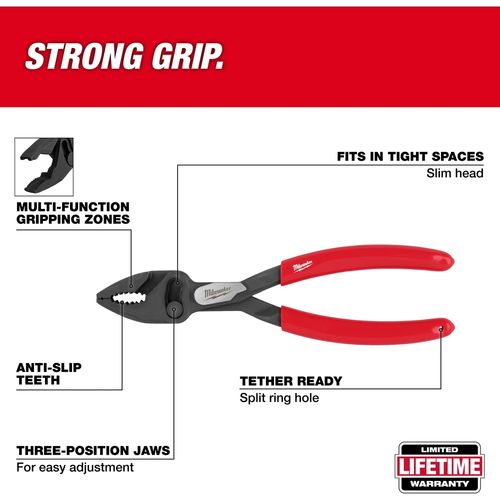 Main product image of 8" Slip Joint Pliers, 48-22-6240