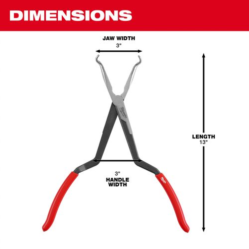 Main product image of 3 Piece Long Reach Hose Grip Pliers Set, 48-22-6563