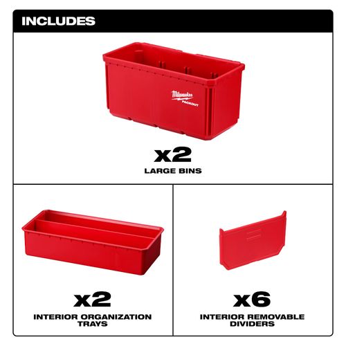 Main product image of Large Bin Set for PACKOUT (2 Pack)