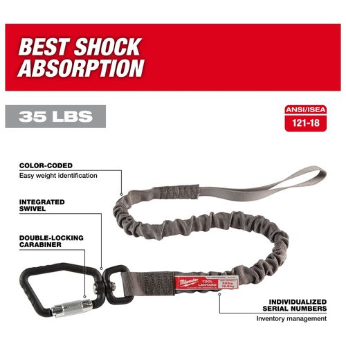 Main product image of 35lb. Locking Tool Lanyard, 48-22-8850