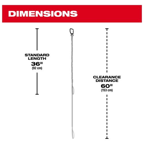Main product image of 35lb. Locking Tool Lanyard, 48-22-8850