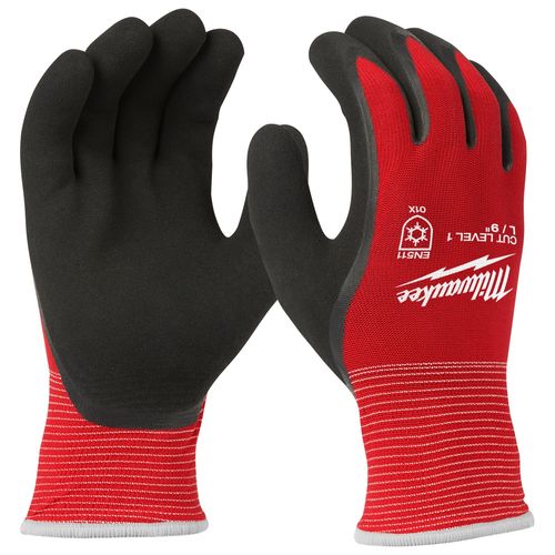 Main product image of 12 Pair Cut Level 1 Winter Insulated Gloves (Large), 48-22-8912B