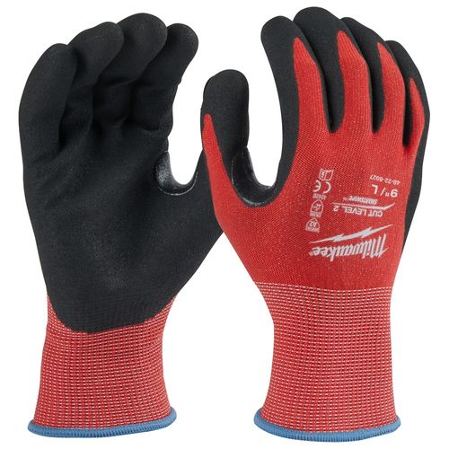 Main product image of 12 Pair Cut Level 2 Nitrile Dipped Gloves (Large), 48-22-8927B