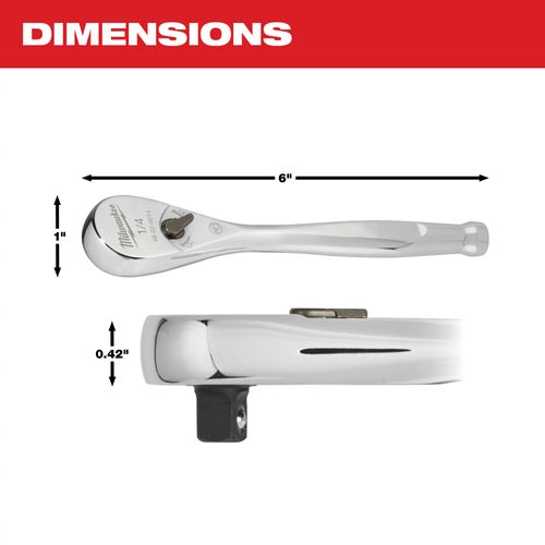 Main product image of 1/4" Drive Ratchet, 48-22-9014