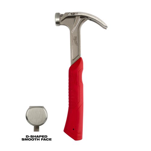 Main product image of 12oz Smooth Face Hybrid Claw Finish Hammer, 48-22-9019