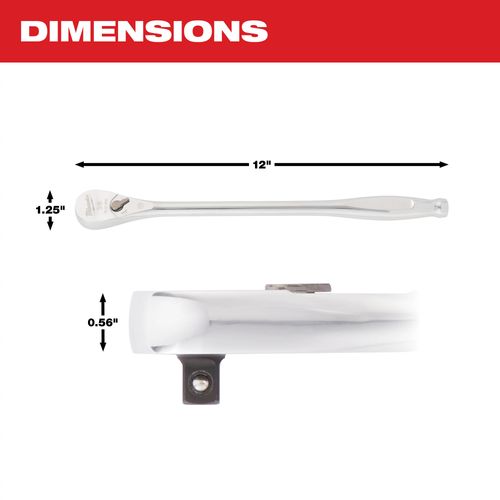 Main product image of 3/8" Drive 12" Ratchet, 48-22-9037