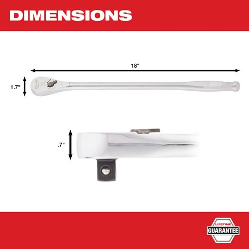 Main product image of 1/2" Drive 18" Ratchet, 48-22-9050