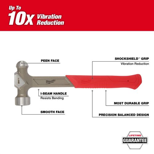 Main product image of 24 oz Steel Ball Peen Hammer, 48-22-9131