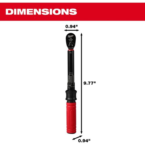 Main product image of 1/4" Drive Click Torque Wrench (40-200 in·lbf), 48-22-9200