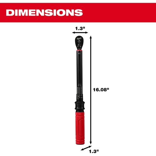 Main product image of 3/8" Drive Click Torque Wrench, 20-100 ft lbf, 48-22-9202