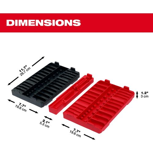 Main product image of 98 Piece 3/8" Drive 6-Point & 12-Point Metric & SAE Ratchet and Socket Trays, 48-22-9285T