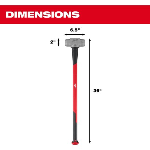 Main product image of 8lb Sledge Hammer (36" Handle), 48-22-9331