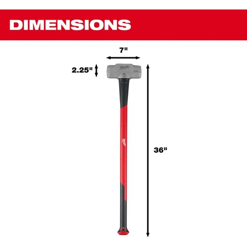 Main product image of 10lb Sledge Hammer (36" Handle), 48-22-9332