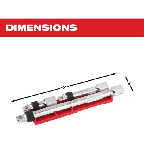 Main product image of 3 Piece 1/2" Drive Locking Extension Set, 48-22-9362