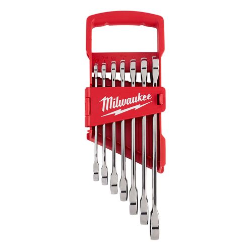Main product image of 7 piece Ratcheting Combination Wrench Set - SAE, 48-22-9406