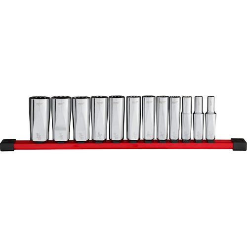 Main product image of 12 Piece 3/8" Drive 12-Point Deep Well SAE Socket Set, 48-22-9421