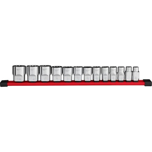 Main product image of 13 Piece 1/2" Drive 12-Point SAE Socket Set, 48-22-9422