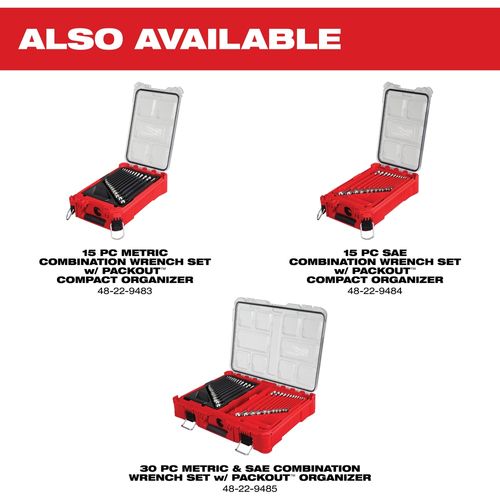 Main product image of 32 Piece 3/8" Drive Metric Ratchet and Socket Tray, 48-22-9482T
