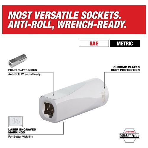 Main product image of 242 Piece 1/4", 3/8", & 1/2" Drive Metric & SAE Ratchet/Socket Set w/ Trays for PACKOUT Drawers