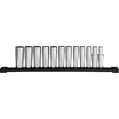 Main product image of 12 Piece 3/8" Drive 12-Point Deep Well Metric Socket Set, 48-22-9521