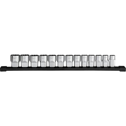 Main product image of 13 Piece 1/2" Drive 12-Point Metric Socket Set, 48-22-9522