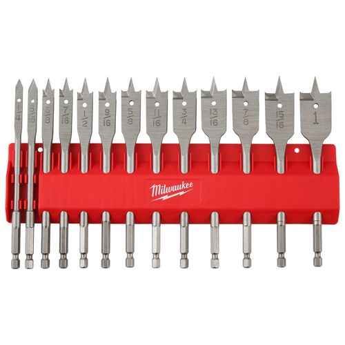Main product image of 13 Piece Flat Boring Bit Set, 48-27-1520