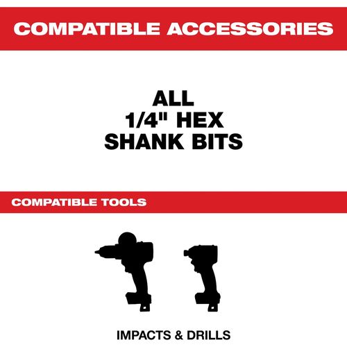 Main product image of 12" x 1/4" Universal QUIK-LOK Extension, 48-28-1020