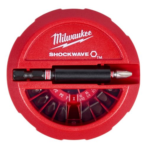 Main product image of SHOCKWAVE 22 piece Impact Driver Bit Puck (TUBE), 48-32-4011