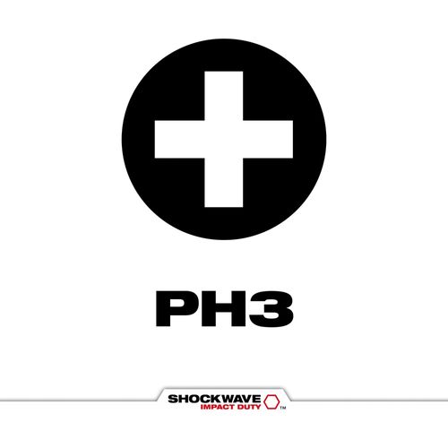 Main product image of SHOCKWAVE Impact Duty 1" Phillips #3 Insert Bits (Pack of 25), 48-32-4113