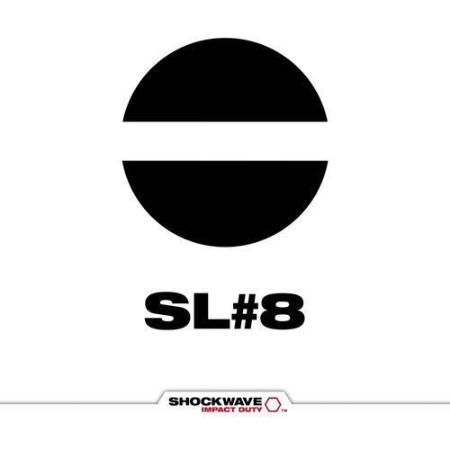 Main product image of SHOCKWAVE Impact Duty 1" Slotted 3/16" Insert Bits (Pack of 25), 48-32-4117
