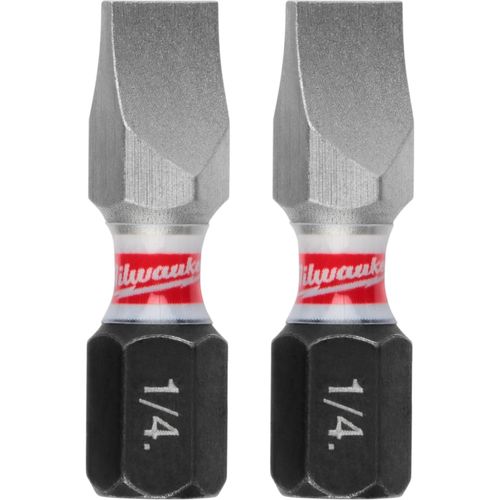 Main product image of Shockwave Impact Slotted 1/4" Insert Bits (Pack of 25), 48-32-4118
