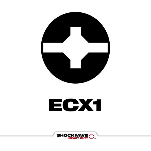 Main product image of SHOCKWAVE Impact Duty 1" ECX 1 Insert Bits (Pack of 25), 48-32-4141