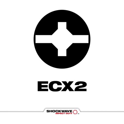 Main product image of SHOCKWAVE Impact Duty 1" Impact Duty ECX 2 Insert Bits (Pack of 25), 48-32-4142