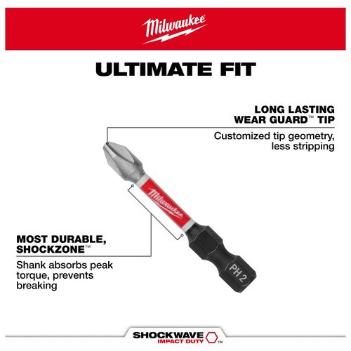 Main product image of SHOCKWAVE(tm) Impact Duty 2" ECX 2 Power Bits (Pack of 25), 48-32-4145