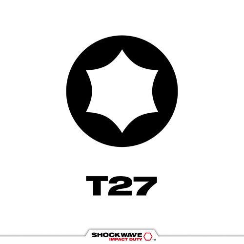 Main product image of SHOCKWAVE Impact Duty 6" Impact TORX T27 Power Bits (10 Pack), 48-32-4247