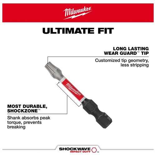Main product image of SHOCKWAVE Impact Duty 3-1/2" TORX T27 Power Bits (Pack of 25), 48-32-4397