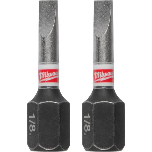 Main product image of SHOCKWAVE Impact Duty 1" Slotted 1/8" Insert Bits (Pack of 2), 48-32-4416