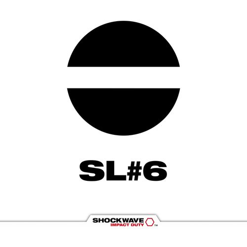Main product image of SHOCKWAVE Impact Duty 1" Slotted 1/8" Insert Bits (Pack of 2), 48-32-4416