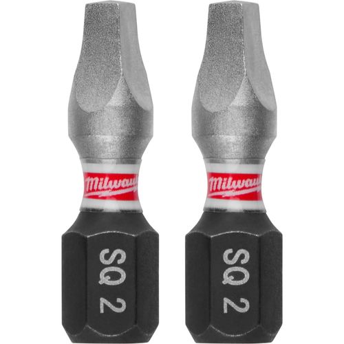 Main product image of SHOCKWAVE Impact Duty 1" Square Recess #2 Insert Bits (Pack of 2), 48-32-4422