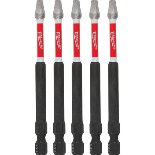 Main product image of SHOCKWAVE 3-1/2" Impact Square Recss #2 Power Bit (Pack of 5), 48-32-4574