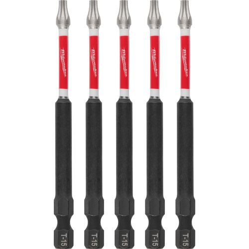 Main product image of SHOCKWAVE Impact Duty 3-1/2" TORX T15 Power Bits (Pack of 5), 48-32-4577