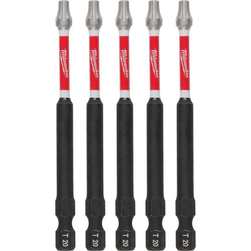 Main product image of SHOCKWAVE Impact Duty 3-1/2" TORX T20 Power Bits (Pack of 5), 48-32-4578
