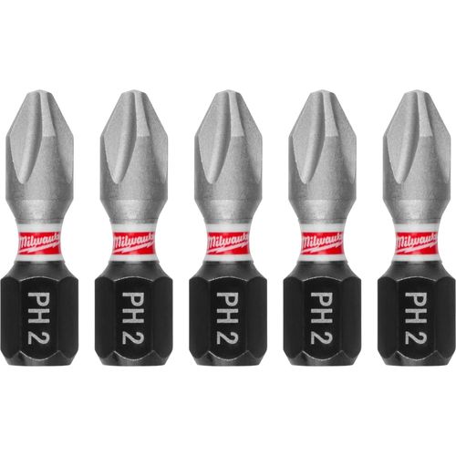 Main product image of SHOCKWAVE Impact Duty 1" Phillips #2 Insert Bits (Pack of 5), 48-32-4601