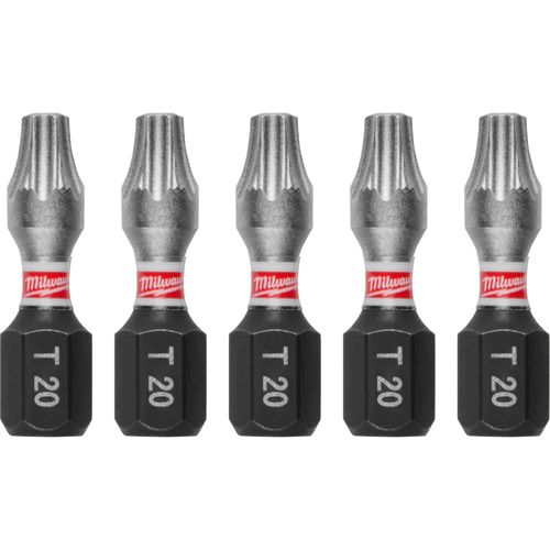 Main product image of SHOCKWAVE Impact Duty 1 TORX T20 Insert Bits (Pack of 5), 48-32-4614