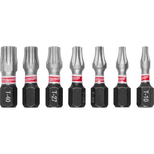 Main product image of 7 Piece SHOCKWAVE Impact Duty TORX 1" Insert Bit Set, 48-32-4615