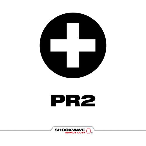 Main product image of SHOCKWAVE 1" Impact Phillips Reduced #2 Insert Bits (Contractor Pack), 48-32-4644