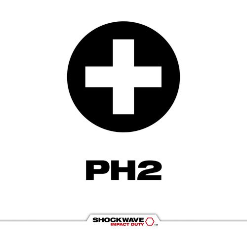 Main product image of SHOCKWAVE Impact Duty 3-1/2" PH2 Bit (Pack of 2), 48-32-4662